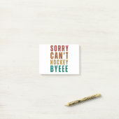 Funny Hockey Post-it® Notes (Op bureau)