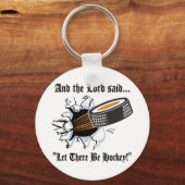 Funny Hockey Sleutelhanger (Voorkant)