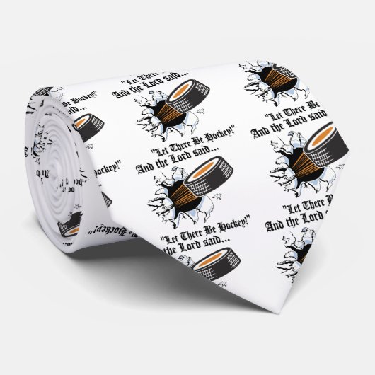 Funny Hockey Stropdas (Opgerold)