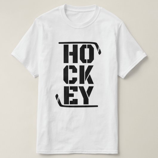 Funny Hockey T-shirt (Design voorkant)