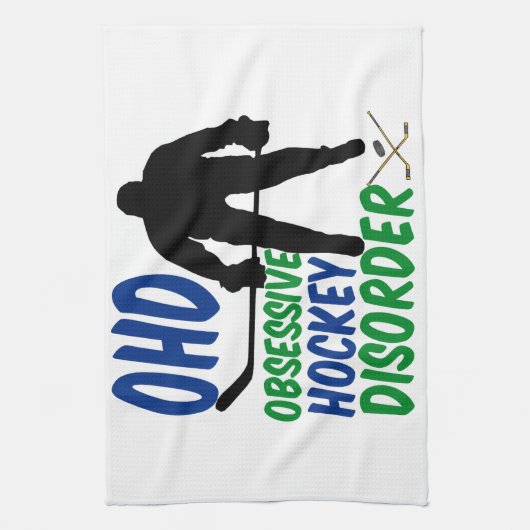 Funny Hockey Theedoek (Verticaal)