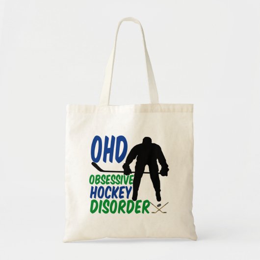 Funny Hockey Tote Bag (Voorkant)