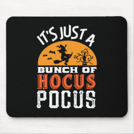 Funny Hocus Pocus Witches  Retro Halloween Muismat