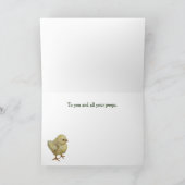 Funny Hog-vakantiekaart Feestdagen Kaart (Binnen)