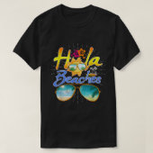 Funny Hola straagt Mannen Kind Hawaiian Summer T-shirt (Design voorkant)
