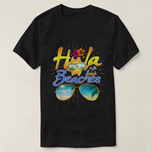 Funny Hola straagt Mannen Kind Hawaiian Summer T-shirt (Design voorkant)