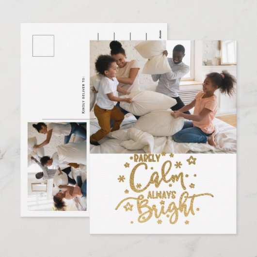 Funny Holiday 2 Foto zelden Calm Briefkaart (Voorkant / Achterkant)