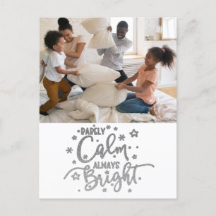 Funny Holiday 2 Foto Zelden Calm Silver Briefkaart