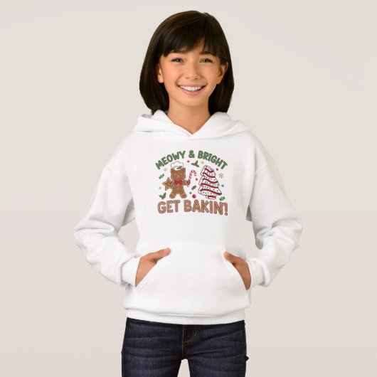 Funny Holiday Baking Sweatshirt" (Voorkant volledig)