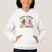 Funny Holiday Baking Sweatshirt" (Voorkant)