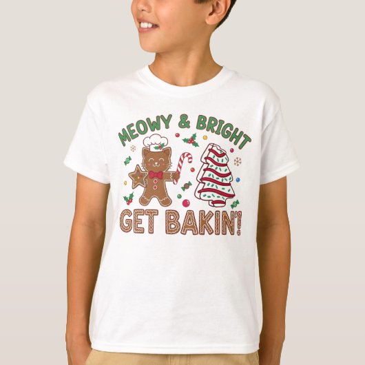 Funny Holiday Baking Tee" T-shirt (Voorkant)