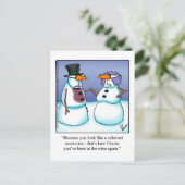 Funny Holiday Briefkaarten (Staand voorkant)