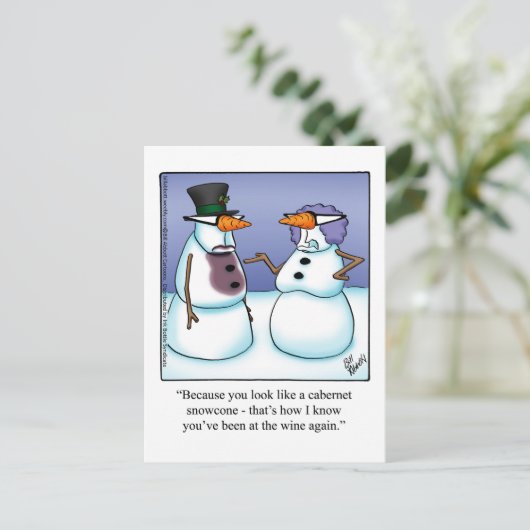 Funny Holiday Briefkaarten (Staand voorkant)