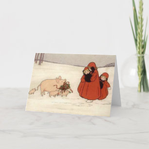 FUNNY HOLIDAY CARD FEESTDAGEN KAART