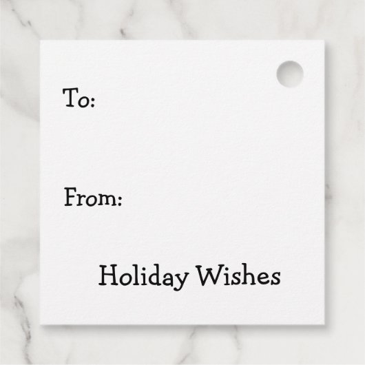 Funny Holiday Gift Labels (Achterkant)