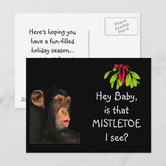 Funny Holiday Greeting Card Feestdagenkaart (Voorkant / Achterkant)