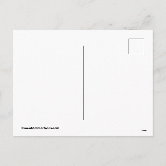 Funny Holiday Humor Briefkaart (Achterkant)