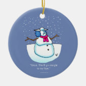 Funny Holiday Humor Ornament (Voorkant)