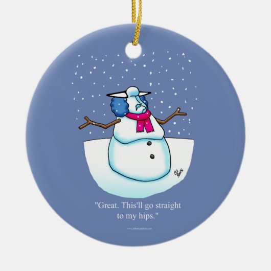 Funny Holiday Humor Ornament (Voorkant)