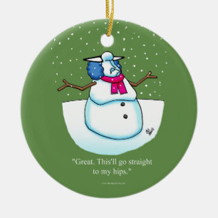 Funny Holiday Humor Ornament Gift
