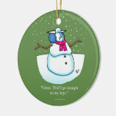 Funny Holiday Humor Ornament Gift (Links)