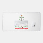 Funny Holiday Joke Sad Tree kerst Bureaumat (Keyboard & Muis)