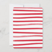 Funny Holiday Kerstmis Uitnodiging van cocktail Pa (Achterkant)