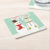 FUNNY HOLIDAY MELTDOWN CHRISTMAS ONDERZETTERS (Schuin)