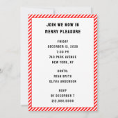 Funny Holiday Party Kaart (Achterkant)