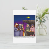 Funny Holiday Party Uitnodigingen (Staand voorkant)