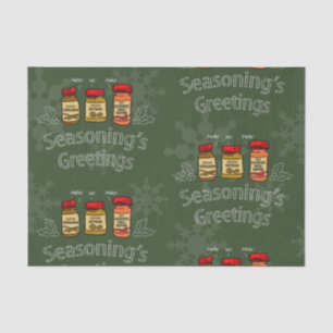 Funny Holiday Pun van de groeten van de zeevaart Tissuepapier