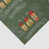 Funny Holiday Pun van de groeten van de zeevaart Tissuepapier (Detail)