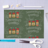 Funny Holiday Pun van de groeten van de zeevaart Tissuepapier (Craft)