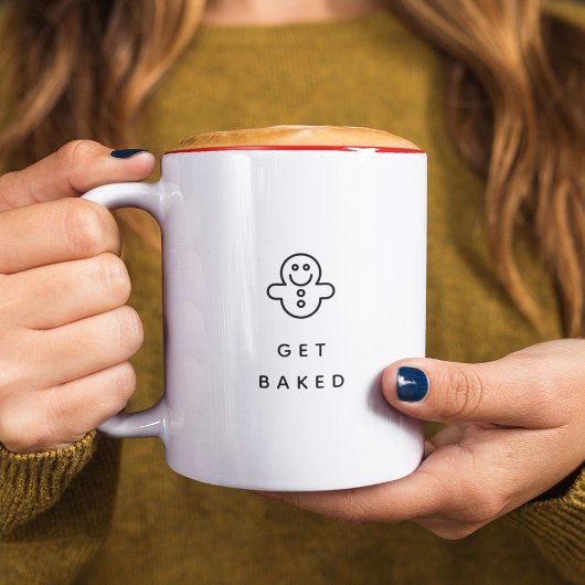 Funny Holiday Quote krijgt 't minimalistisch Tweekleurige Koffiemok