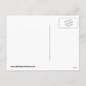 Funny Holiday Snowman Cartoon Briefkaart (Achterkant)