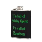 Funny Holiday Spirit Bourbon Flask Heupfles (Links)