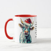 Funny Holiday Survival Tips van een Koe Mok (Links)