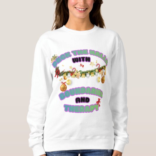 funny Holiday sweatshirt (Voorkant)