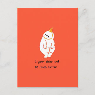 Funny holidays card, funny holiday card humorous  briefkaart