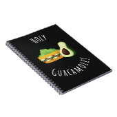 Funny Holy Guacamole Gifts Avocados Cute Fruit Notitieboek (Rechterzijde)