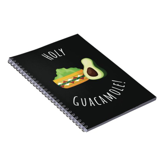 Funny Holy Guacamole Gifts Avocados Cute Fruit Notitieboek (Rechterzijde)