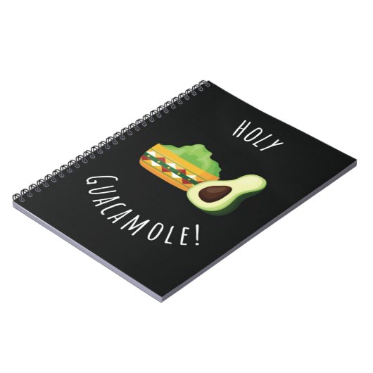 Funny Holy Guacamole Gifts Avocados Cute Fruit Notitieboek (Linkerzijde)