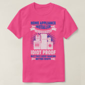 Funny Home Appliance Installer Cft T-shirt (Design voorkant)