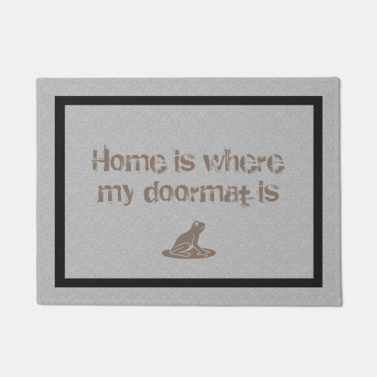 Funny Home is waar mijn Doormat is Deurmat (Voorkant)