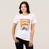  Funny Home Office Shirt – My Commute is from Bed  (Voorkant volledig)