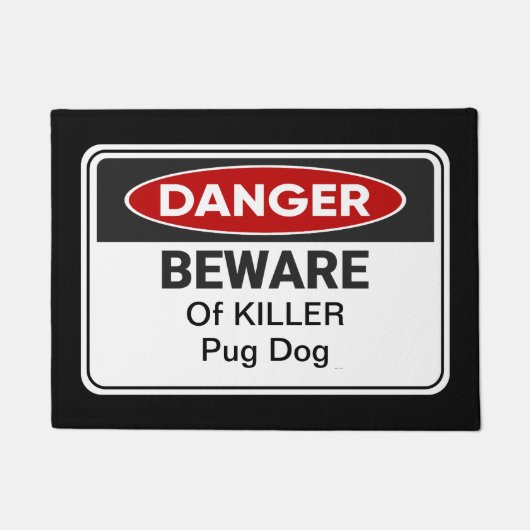 Funny Home Pug Dog Home Welkom Mat (Voorkant)