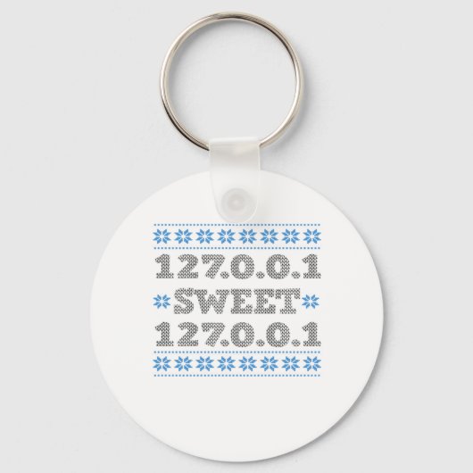 Funny Home Sweet Home Programmer Computer Nerd Sleutelhanger (Voorkant)