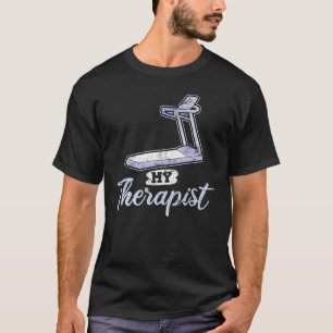 Funny Home Workout Gezegde met fitness Gym Trea T-shirt