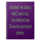 Funny Homeschool mama notebook Notitieboek (Voorkant)