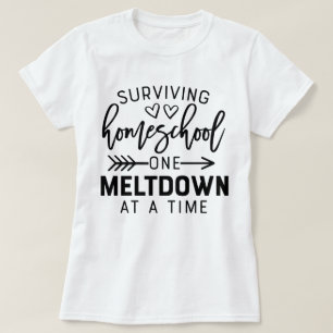 Funny Homeschool Quarantine Distance Learning Cute T-shirt